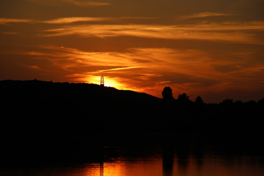 Sonnenuntergang Uettelsheimer See Duisburg FOTHO.DE 1706010250